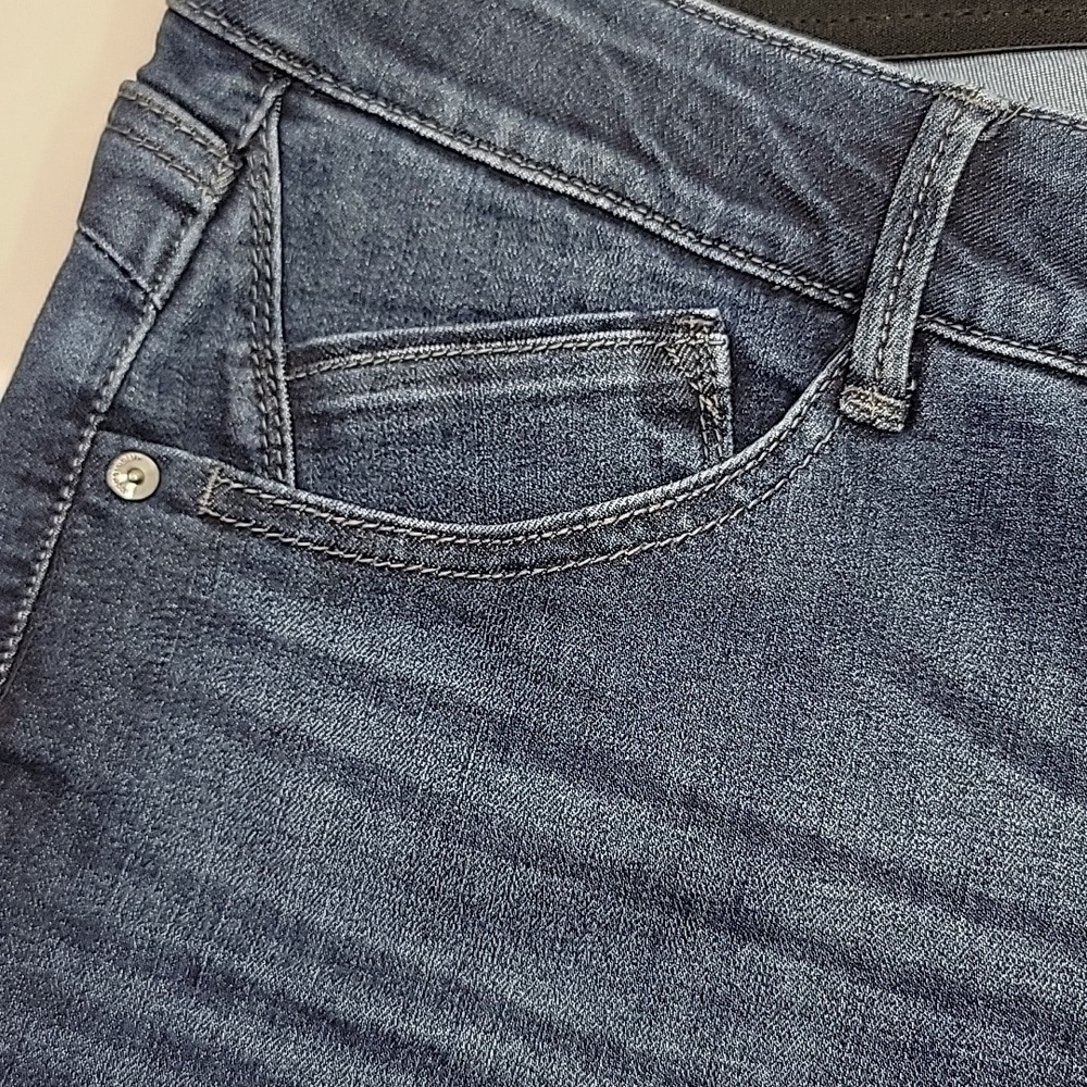 WIT & WISDOM SOPHIE 16W DARK BLUE JEANS - Picture 3 of 12